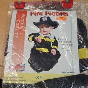 Fire Fighter Bunting Costume Tucano Brand Size Infant 0-12 Mths New